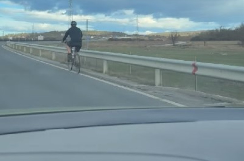 Csúnyán eltévedt a biciklis